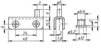 tirettes à onglet, rondes, argent