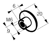 floor/ceiling lock system Adlock(on request