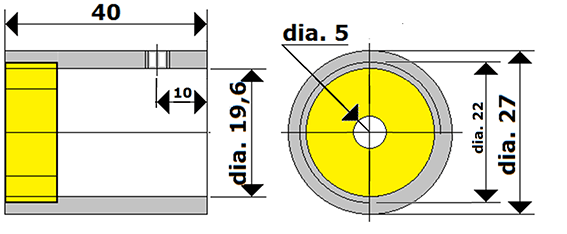 Wandansatz Lenkbarer A.S. quadratisch    Verchromt glänzend
