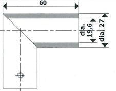 round facade lock, keyed alike n°1, key not supplied, mat chromed brass
