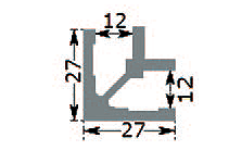 lock with handle, glass 6 mm thick, different key numbers, matt nickel
