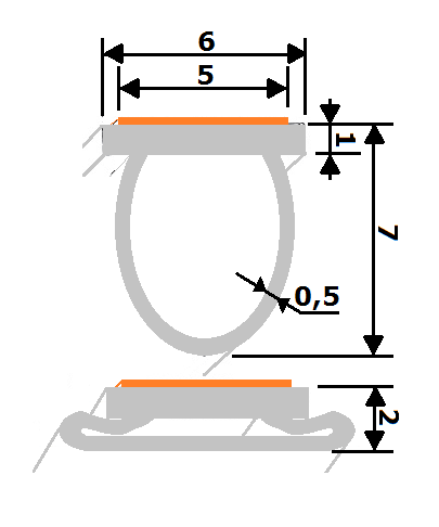 indexed hinge venus gl/gl.180 offset th.8 x2 white brass