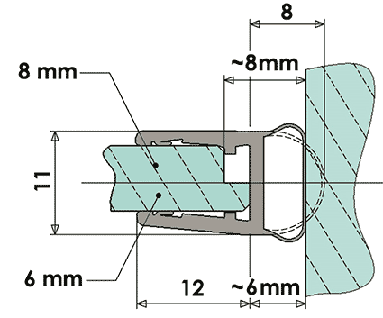 key, After Sales Service, for lock TECYC-ADLER (on request)